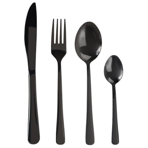 KOMPLET SZTUĆCÓW 16 EL. CZARNE BŁYSZCZĄCE EXCELLENT HOUSEWARE 142357 KOMPLET SZTUĆCÓW 16 EL. CZARNE BŁYSZCZĄCE EXCELLENT HOUSEWARE 142357