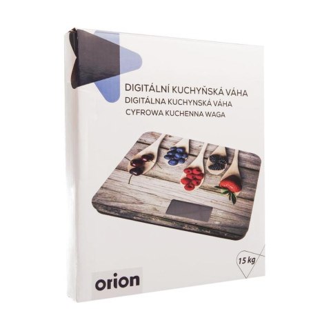 WAGA KUCHENNA SZKLANA ELEKTRONICZNA 15KG ORION 130598 WAGA KUCHENNA SZKLANA ELEKTRONICZNA 15KG ORION 130598