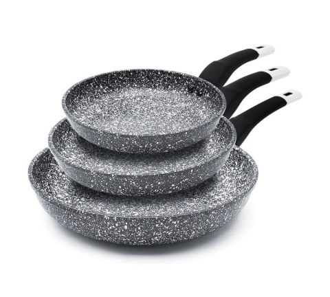 ZESTAW 3 PATELNI 20/24/28cm MARMUROWO-CERAMICZNYCH ZILNER ZL-7130 ZESTAW 3 PATELNI 20/24/28cm MARMUROWO-CERAMICZNYCH ZILNER ZL-7130
