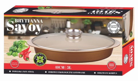 BRYTFANNA ALUMINIOWA OWALNA NON-STICK 5.0L KonigHOFFER SAVOY KG-1404 BRYTFANNA ALUMINIOWA OWALNA NON-STICK 5.0L KonigHOFFER SAVOY KG-1404