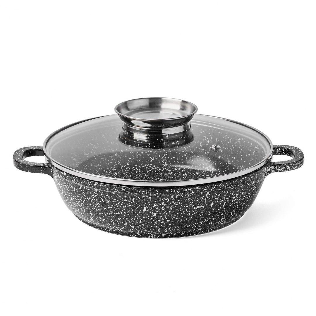 GARNEK CERAMICZNY 3.0L 24cm AROMA KNOB KonigHOFFER KINGSTONE KG-9300 GARNEK CERAMICZNY 3.0L 24cm AROMA KNOB KonigHOFFER KINGSTONE KG-9300