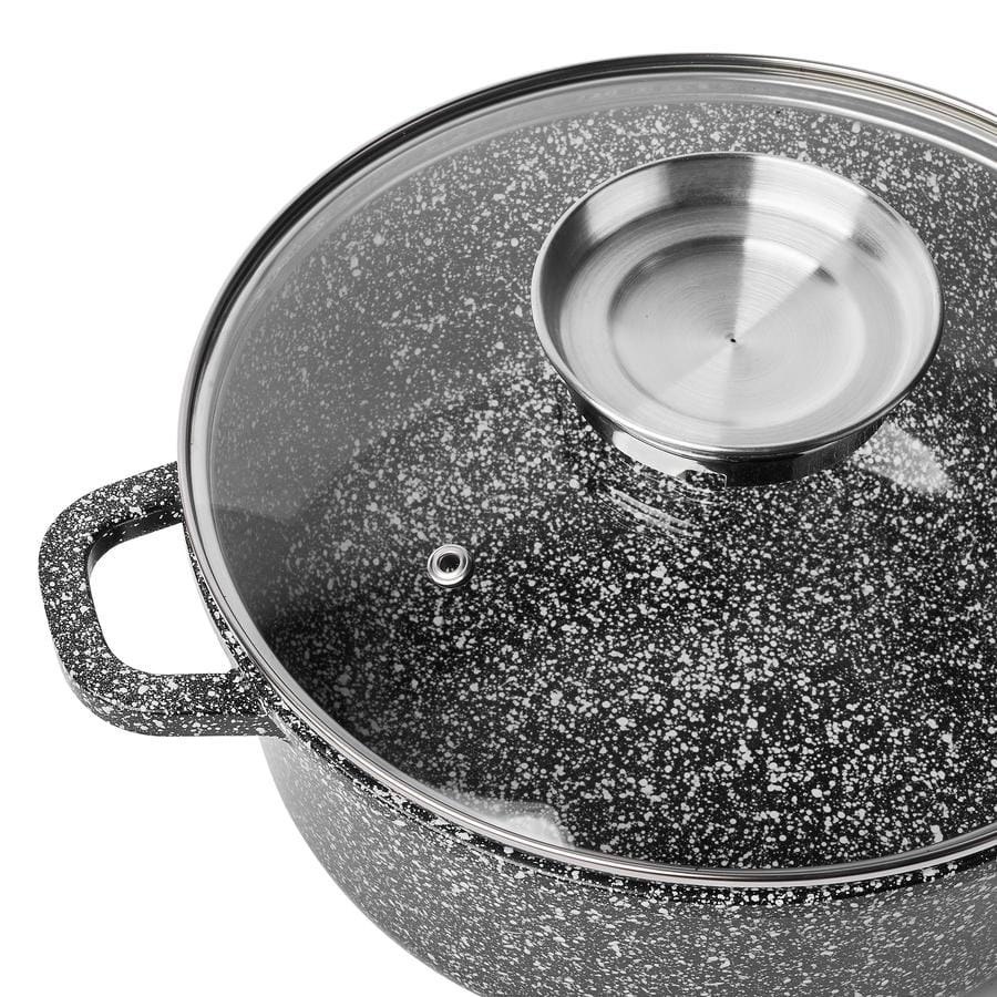 GARNEK CERAMICZNY 5.2L 24cm AROMA KNOB KonigHOFFER KINGSTONE KG-0848 GARNEK CERAMICZNY 5.2L 24cm AROMA KNOB KonigHOFFER KINGSTONE KG-0848