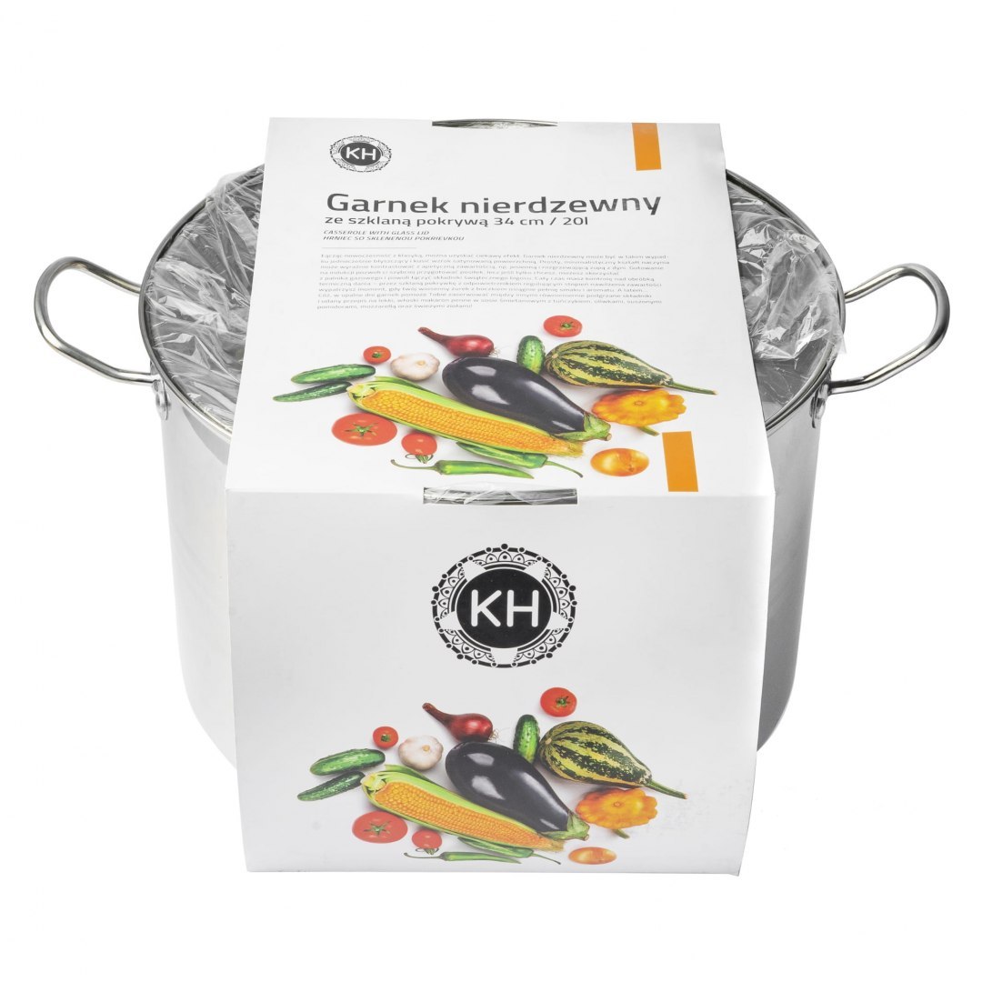 GARNEK GASTRONOMICZNY 10L STOCK POT KonigHOFFER KG-1851 GARNEK GASTRONOMICZNY 10L STOCK POT KonigHOFFER KG-1851