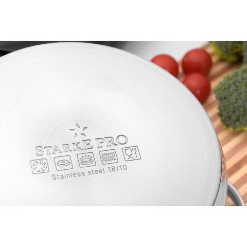 GARNEK STALOWY 24cm 8.0L STARKE PRO GEMINI 2023 GARNEK STALOWY 24cm 8.0L STARKE PRO GEMINI 2023