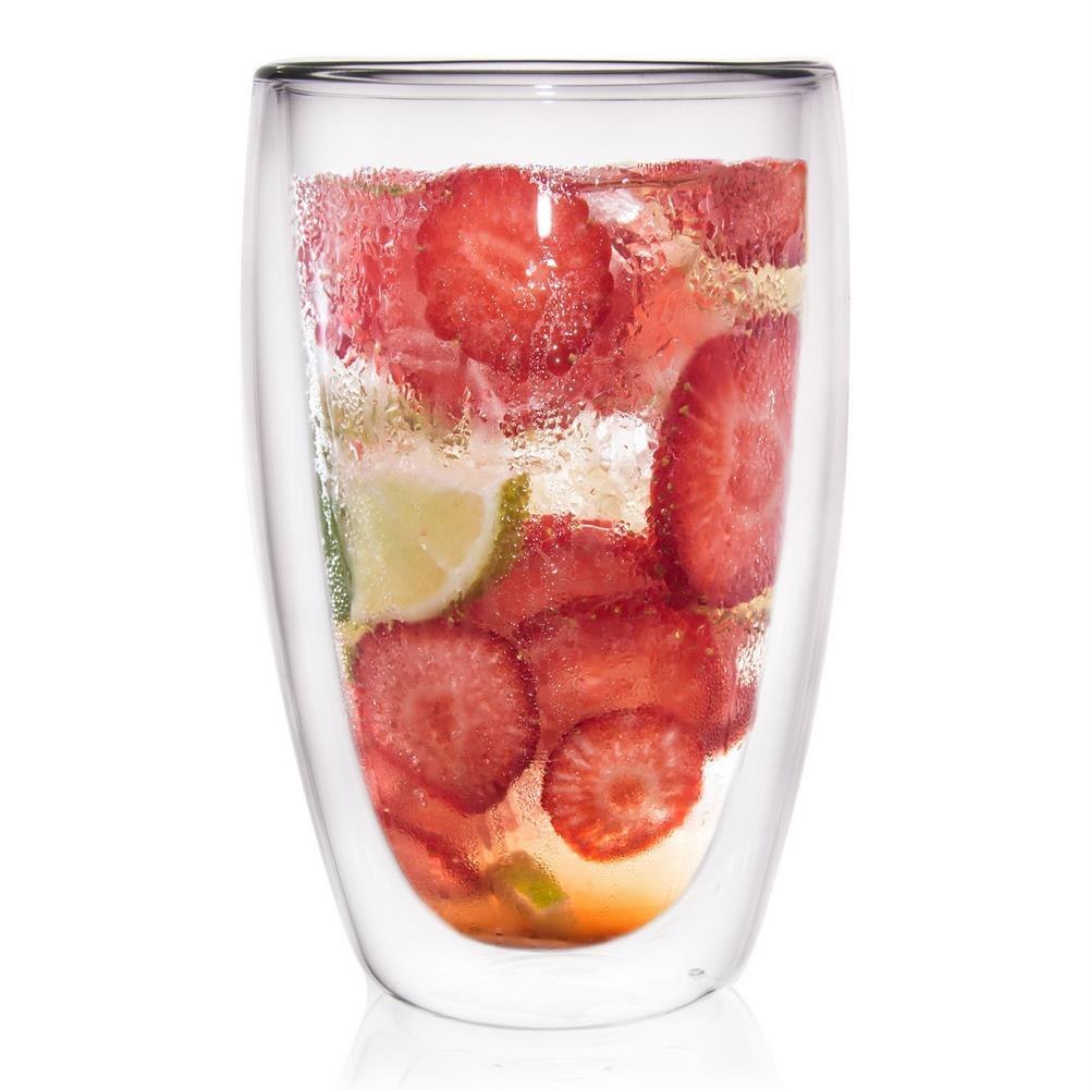 KOMPLET 4 SZKLANEK TERMICZNYCH Z PODWÓJNĄ ŚCIANKĄ 450ml ORION 124357-SET KOMPLET 4 SZKLANEK TERMICZNYCH Z PODWÓJNĄ ŚCIANKĄ 450ml ORION 124357-SET