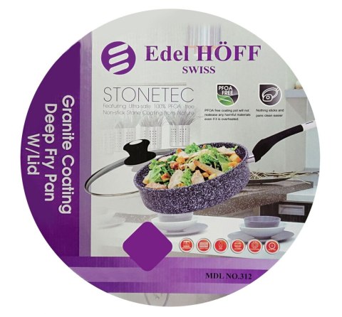 PATELNIA 26CM 3.2L MARMUROWO-CERAMICZNA EDEL HOFF EH-6139 PATELNIA 26CM 3.2L MARMUROWO-CERAMICZNA EDEL HOFF EH-6139
