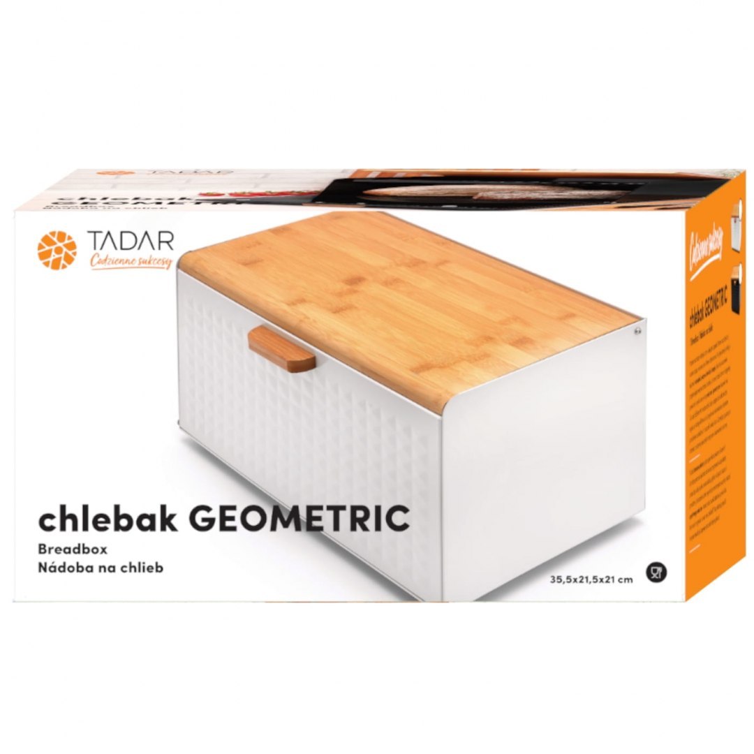 CHLEBAK STALOWO-DREWNIANY DWUSTRONNY TADAR GEOMETRIC TD-2148 CHLEBAK STALOWO-DREWNIANY DWUSTRONNY TADAR GEOMETRIC TD-2148