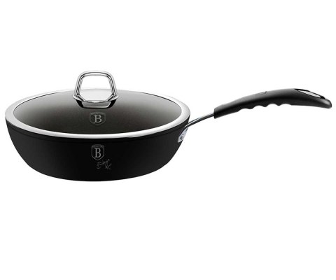 PATELNIA TYTANOWA GŁĘBOKA 24cm BERLINGER HAUS BLACK PROFESSIONAL LINE BH-6119 PATELNIA TYTANOWA GŁĘBOKA 24cm BERLINGER HAUS BLACK PROFESSIONAL LINE BH-6119