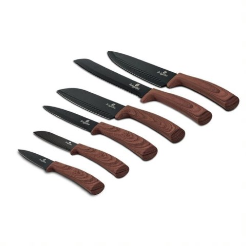ZESTAW NOŻY 6 EL. BERLINGER HAUS FOREST LINE MAHOGANY BH-2284A ZESTAW NOŻY 6 EL. BERLINGER HAUS FOREST LINE MAHOGANY BH-2284A