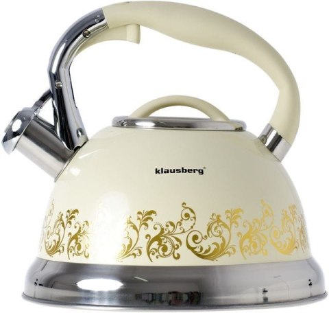 CZAJNIK LAKIEROWANY KLAUSBERG 2.8L [KB-7469] KREMOWY