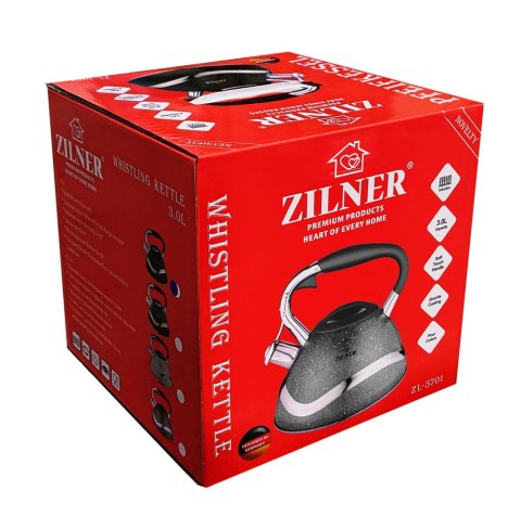 CZAJNIK STALOWY MARMURKOWY 3.0L ZILNER ZL-5701-GU CZAJNIK STALOWY MARMURKOWY 3.0L ZILNER ZL-5701-GU