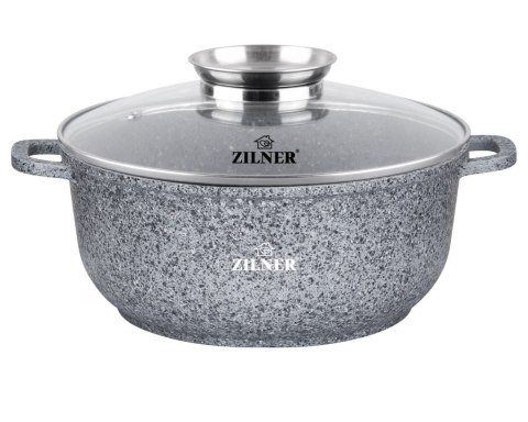 GARNEK GRANITOWY 4.4L / 24cm ZILNER STONETEC ZL-7043 GARNEK GRANITOWY 4.4L / 24cm ZILNER STONETEC ZL-7043