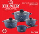 GARNKI MARMUROWE 7 EL. ZILNER BLUE ZL-7098 GARNKI MARMUROWE 7 EL. ZILNER BLUE ZL-7098