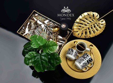 KOMPLET 4 FILIŻANEK PORCELANOWYCH 250ml ZE STOJAKIEM WILD MONDEX HTPT0243 KOMPLET 4 FILIŻANEK PORCELANOWYCH 250ml ZE STOJAKIEM WILD MONDEX HTPT0243