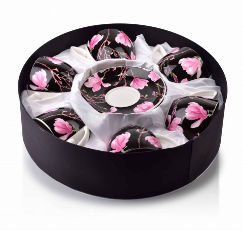 KOMPLET 6 FILIŻANEK PORCELANOWYCH ZE SPODKAMI 250ml AYLA MONDEX HTTC1875 KOMPLET 6 FILIŻANEK PORCELANOWYCH ZE SPODKAMI 250ml AYLA MONDEX HTTC1875