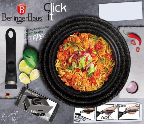 KOMPLET GARNKÓW 9-EL. CLICK & COOK BERLINGER HAUS METALLIC LINE CARBON BH-6148 KOMPLET GARNKÓW 9-EL. CLICK & COOK BERLINGER HAUS METALLIC LINE CARBON BH-6148