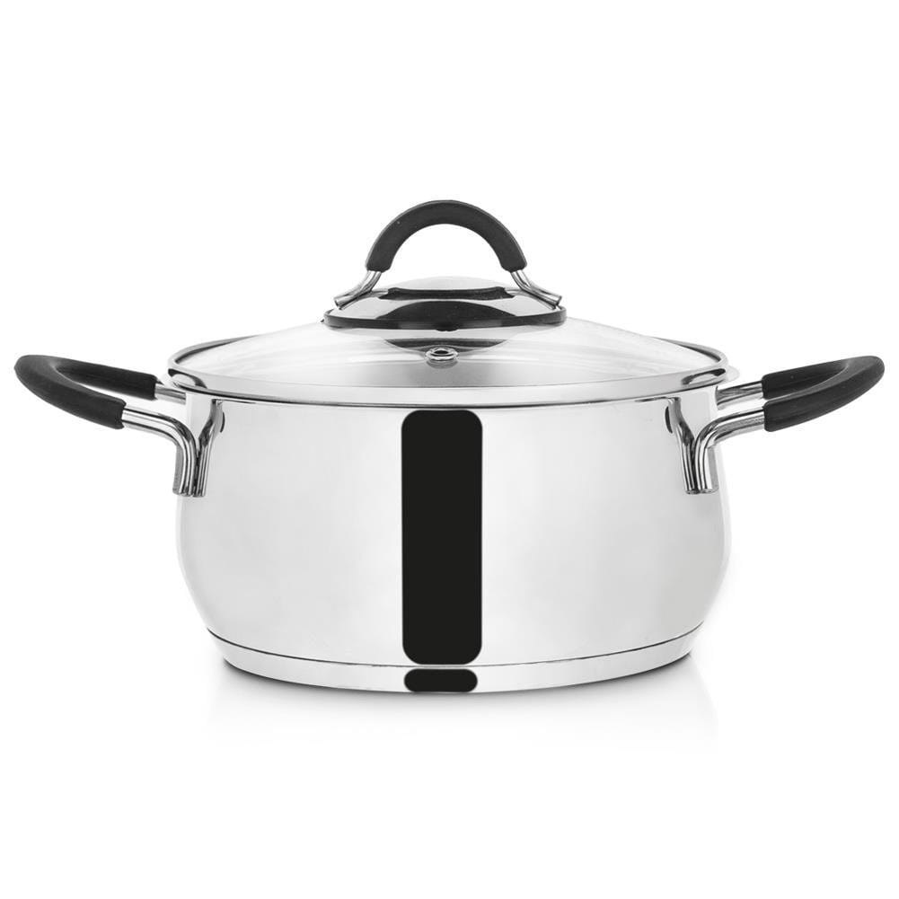 GARNEK STALOWY Z POKRYWKĄ 18/10 18cm 2.6L ORION DALIE 113173 GARNEK STALOWY Z POKRYWKĄ 18/10 18cm 2.6L ORION DALIE 113173