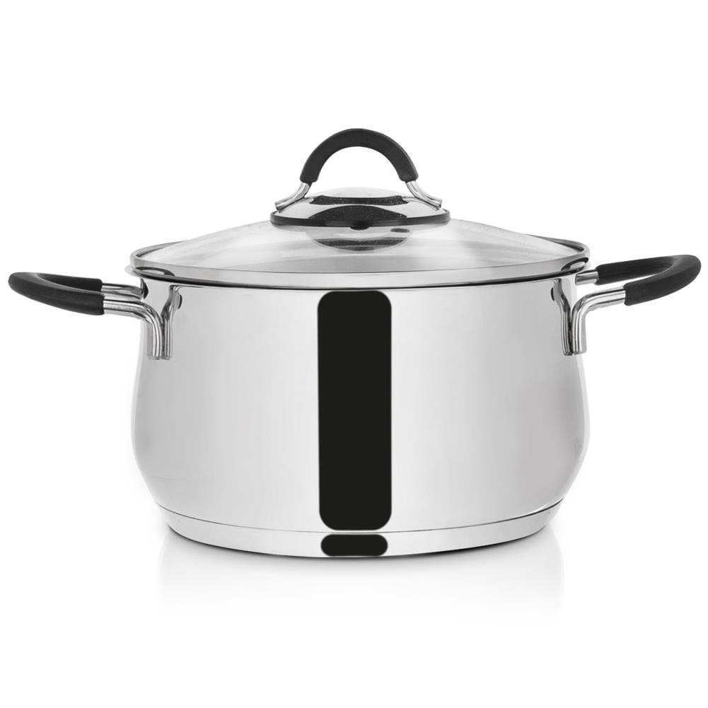 GARNEK STALOWY Z POKRYWKĄ 18/10 20cm 3.7L ORION DALIE 113174 GARNEK STALOWY Z POKRYWKĄ 18/10 20cm 3.7L ORION DALIE 113174