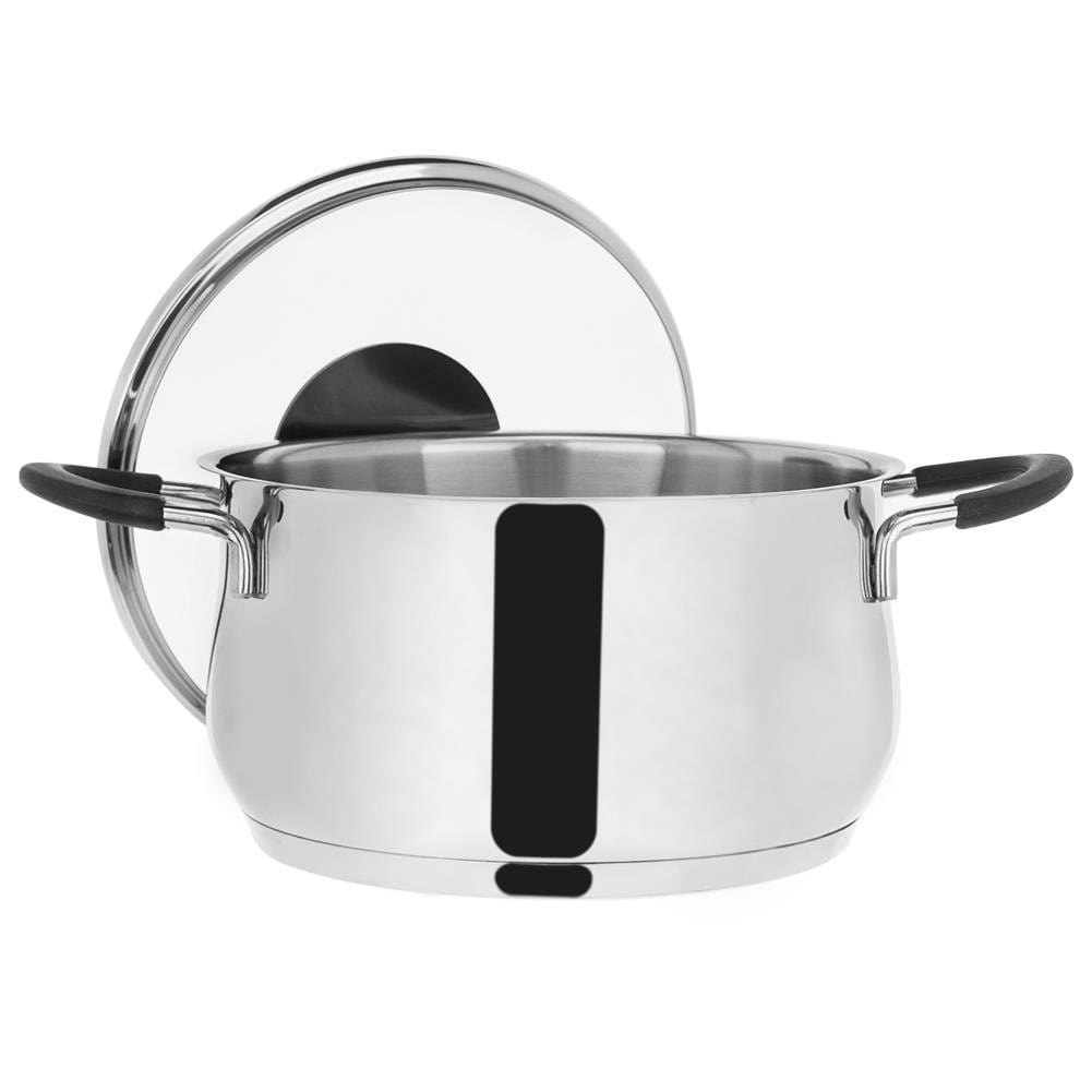 GARNEK STALOWY Z POKRYWKĄ 18/10 20cm 3.7L ORION DALIE 113174 GARNEK STALOWY Z POKRYWKĄ 18/10 20cm 3.7L ORION DALIE 113174