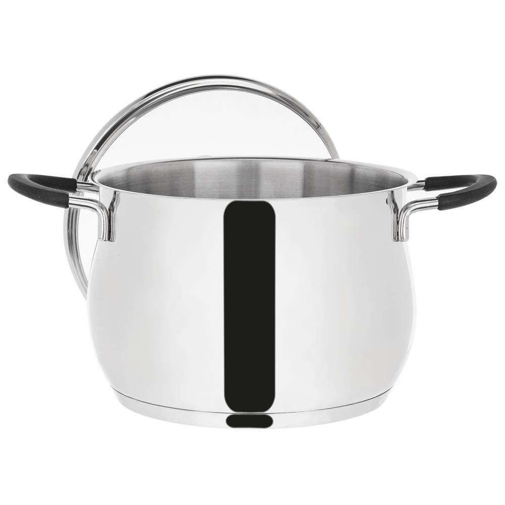 GARNEK STALOWY Z POKRYWKĄ 18/10 20cm 4.8L ORION DALIE 113170 GARNEK STALOWY Z POKRYWKĄ 18/10 20cm 4.8L ORION DALIE 113170