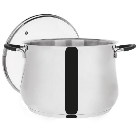 GARNEK STALOWY Z POKRYWKĄ 18/10 26cm 10.6L ORION DALIE 113171 GARNEK STALOWY Z POKRYWKĄ 18/10 26cm 10.6L ORION DALIE 113171