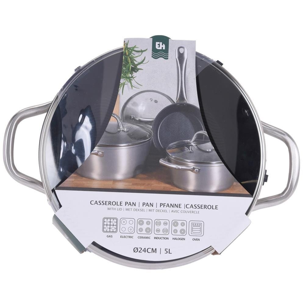 GARNEK Z POKRYWKĄ 24cm 5.0L ILAG EXCELLENT HOUSEWARE WAVE 110117 GARNEK Z POKRYWKĄ 24cm 5.0L ILAG EXCELLENT HOUSEWARE WAVE 110117
