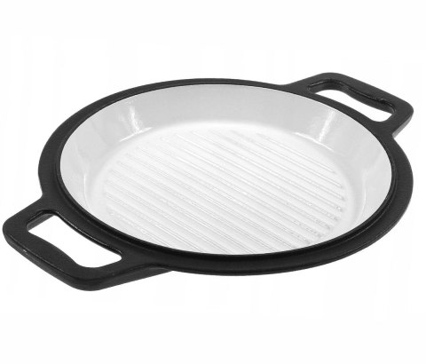 KOCIOŁEK ŻELIWNY MYŚLIWSKI 8L EMALIOWANY Z PATELNIĄ GRILLOWĄ ROSSNER MK-204 KOCIOŁEK ŻELIWNY MYŚLIWSKI 8L EMALIOWANY Z PATELNIĄ GRILLOWĄ ROSSNER MK-204