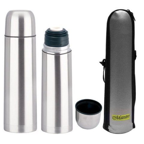 TERMOS STAL NIERDZ. 1.0L + POKROWIEC MAESTRO MR-1633-100 TERMOS STAL NIERDZ. 1.0L + POKROWIEC MAESTRO MR-1633-100