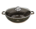 GARNEK MARMUROWY WOK 3.3L 28cm ZILNER GOLD ZL-7210 GARNEK MARMUROWY WOK 3.3L 28cm ZILNER GOLD ZL-7210
