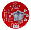 GARNEK STALOWY 1.8L 16cm DNO 9 WARSTWOWE ZILNER ZL-7303