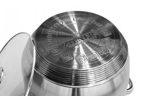 GARNEK STALOWY 1.8L 16cm DNO 9 WARSTWOWE ZILNER ZL-7303 GARNEK STALOWY 1.8L 16cm DNO 9 WARSTWOWE ZILNER ZL-7303