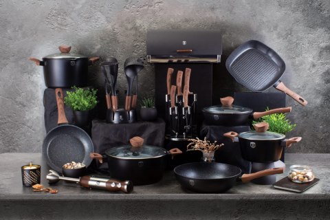 GARNEK Z POWŁOKĄ GRANITOWĄ 24cm 4.1L BERLINGER HAUS EBONY ROSEWOOD BH-1717 GARNEK Z POWŁOKĄ GRANITOWĄ 24cm 4.1L BERLINGER HAUS EBONY ROSEWOOD BH-1717