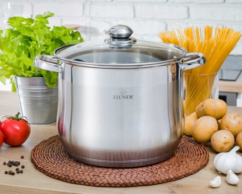 ZESTAW 3 GARNKÓW GASTRONOMICZNYCH 7 9 11L ZILNER ZL-7350 ZESTAW 3 GARNKÓW GASTRONOMICZNYCH 7 9 11L ZILNER ZL-7350