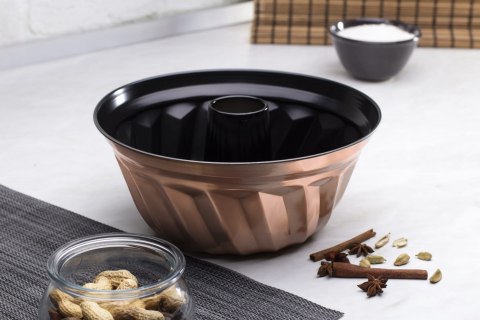 FORMA DO PIECZENIA BABKI 25x10.5CM BERLINGER HAUS ROSE GOLD METALLIC LINE BH-6472 FORMA DO PIECZENIA BABKI 25x10.5CM BERLINGER HAUS ROSE GOLD METALLIC LINE BH-6472