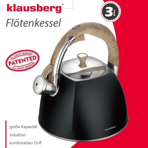 CZAJNIK STALOWY LAKIEROWANY 3.0L KLAUSBERG KB-7498 CZAJNIK STALOWY LAKIEROWANY 3.0L KLAUSBERG KB-7498
