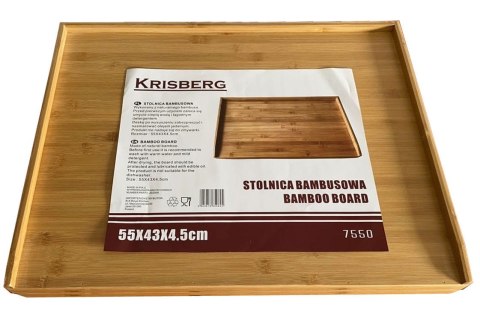 STOLNICA BAMBUSOWA 55x43cm KRISBERG KS-2550 STOLNICA BAMBUSOWA 55x43cm KRISBERG KS-2550