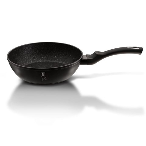 PATELNIA GŁĘBOKA GRANITOWA 24CM BERLINGER HAUS BLACK SILVER BH-1853 PATELNIA GŁĘBOKA GRANITOWA 24CM BERLINGER HAUS BLACK SILVER BH-1853