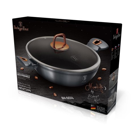 WOK TYTANOWY 28cm 3.8L BERLINGER HAUS MOONLIGHT BH-6014 WOK TYTANOWY 28cm 3.8L BERLINGER HAUS MOONLIGHT BH-6014