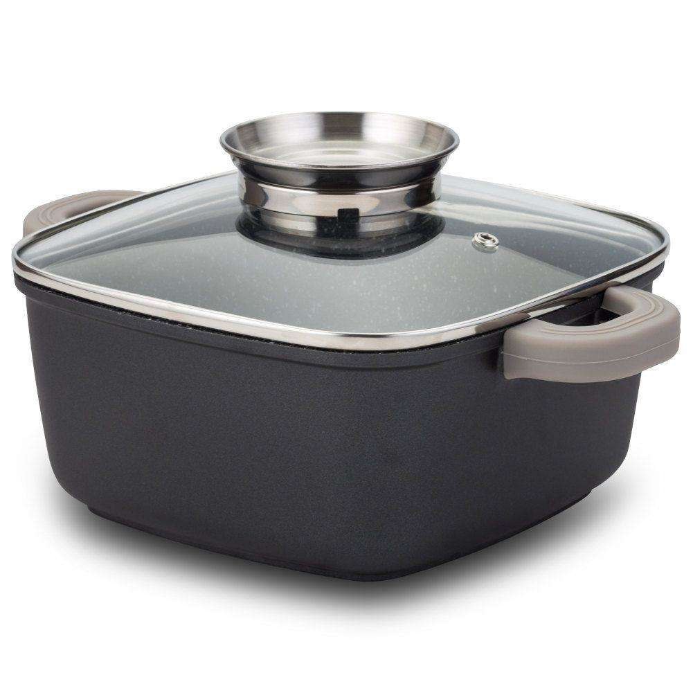 GARNEK KWADRATOWY GRANITOWY 20cm 3.4L NAVA FUNTZIO 128-100 GARNEK KWADRATOWY GRANITOWY 20cm 3.4L NAVA FUNTZIO 128-100