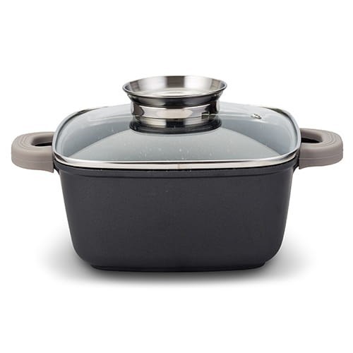 GARNEK KWADRATOWY GRANITOWY 20cm 3.4L NAVA FUNTZIO 128-100 GARNEK KWADRATOWY GRANITOWY 20cm 3.4L NAVA FUNTZIO 128-100