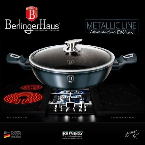 GARNEK PŁASKI 3.8L 28CM BERLINGER HAUS METALLIC AQUAMARINE BH-6794 GARNEK PŁASKI 3.8L 28CM BERLINGER HAUS METALLIC AQUAMARINE BH-6794