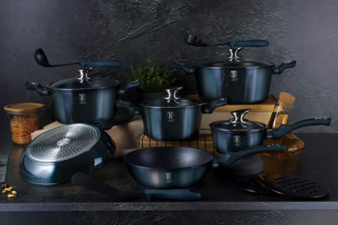 GARNEK PŁASKI 3.8L 28CM BERLINGER HAUS METALLIC AQUAMARINE BH-6794 GARNEK PŁASKI 3.8L 28CM BERLINGER HAUS METALLIC AQUAMARINE BH-6794
