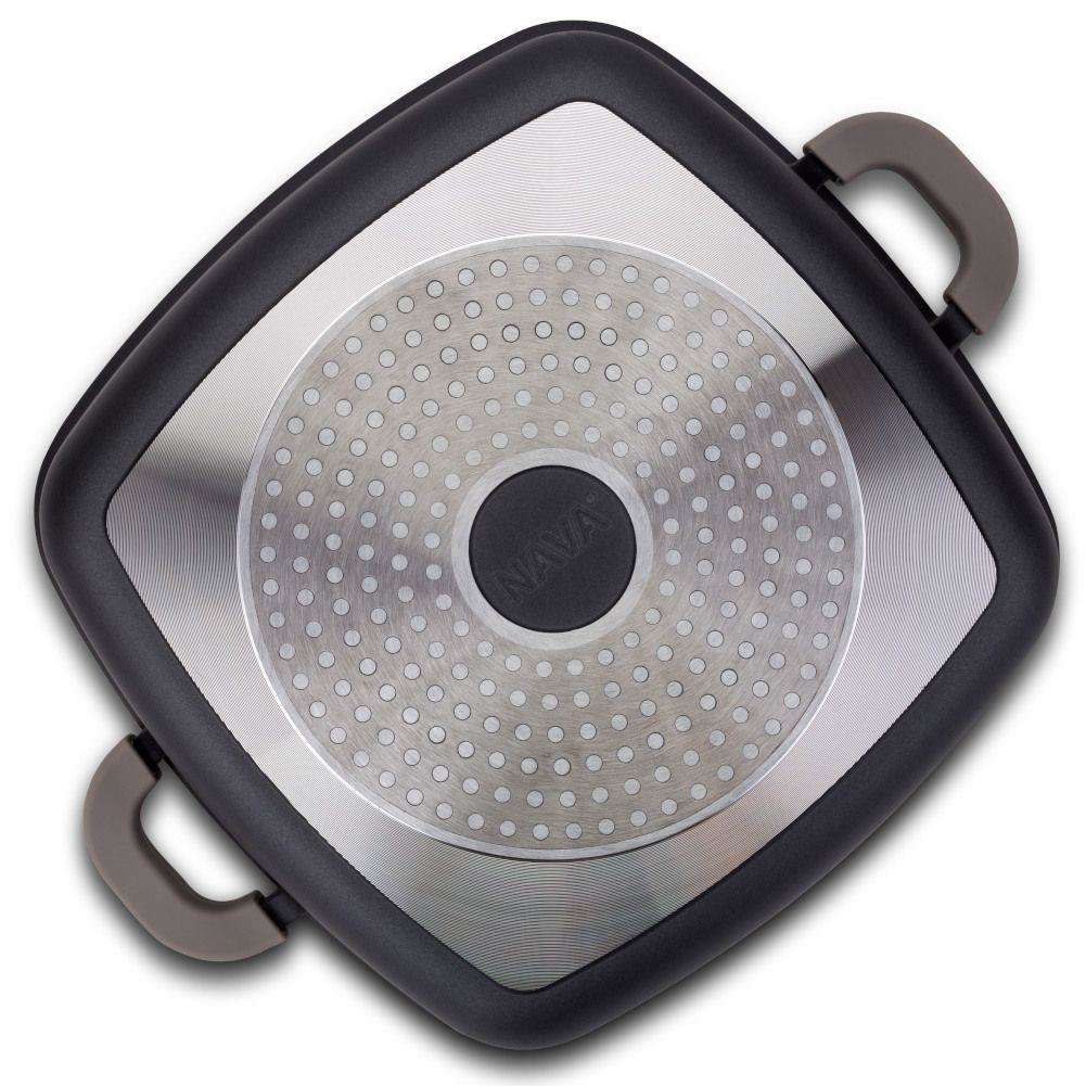 NISKI GARNEK KWADRATOWY GRANITOWY 28cm 4.7L NAVA FUNTZIO 128-103 NISKI GARNEK KWADRATOWY GRANITOWY 28cm 4.7L NAVA FUNTZIO 128-103