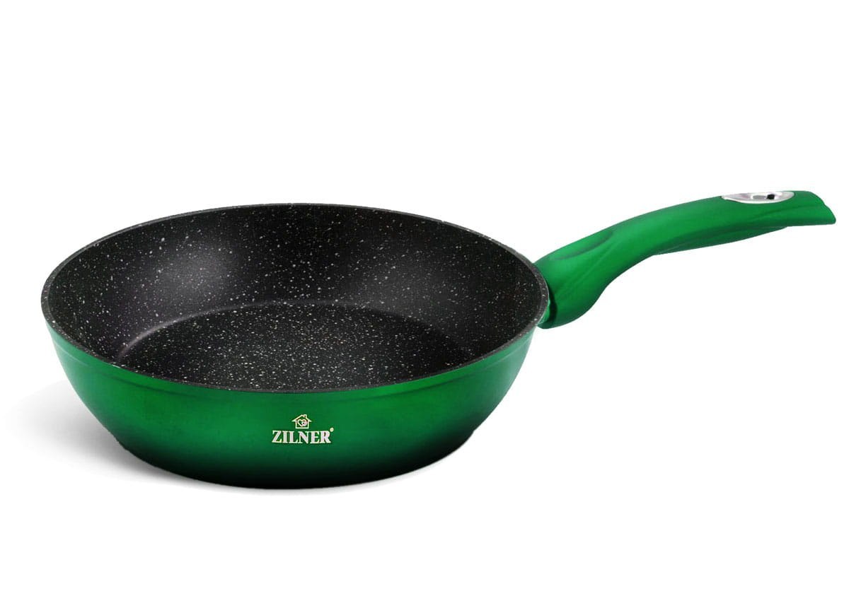 GARNKI z POWŁOKĄ GRANITOWĄ 15 ELE. ZILNER EMERALD NOIR ZL-8521 GARNKI z POWŁOKĄ GRANITOWĄ 15 ELE. ZILNER EMERALD NOIR ZL-8521