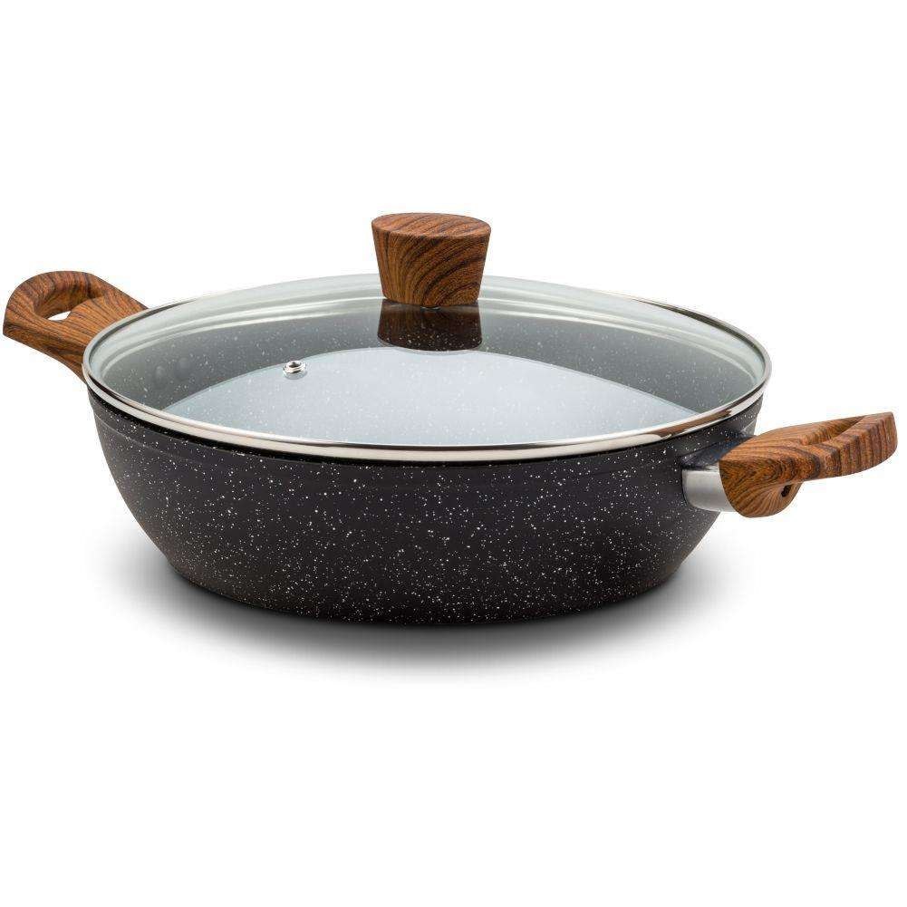 NISKI GARNEK GRANITOWY 28cm 4.2L NAVA NATURE 144-130 NISKI GARNEK GRANITOWY 28cm 4.2L NAVA NATURE 144-130