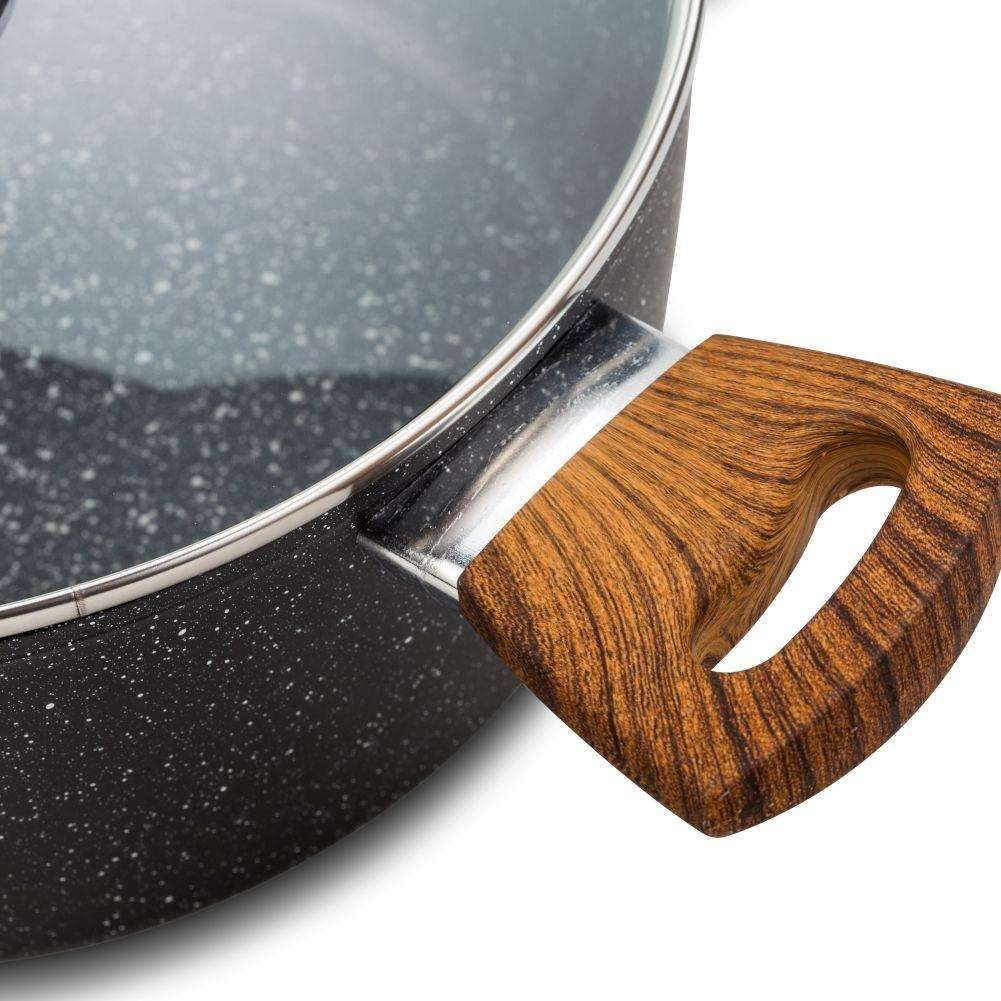 NISKI GARNEK GRANITOWY 28cm 4.2L NAVA NATURE 144-130 NISKI GARNEK GRANITOWY 28cm 4.2L NAVA NATURE 144-130