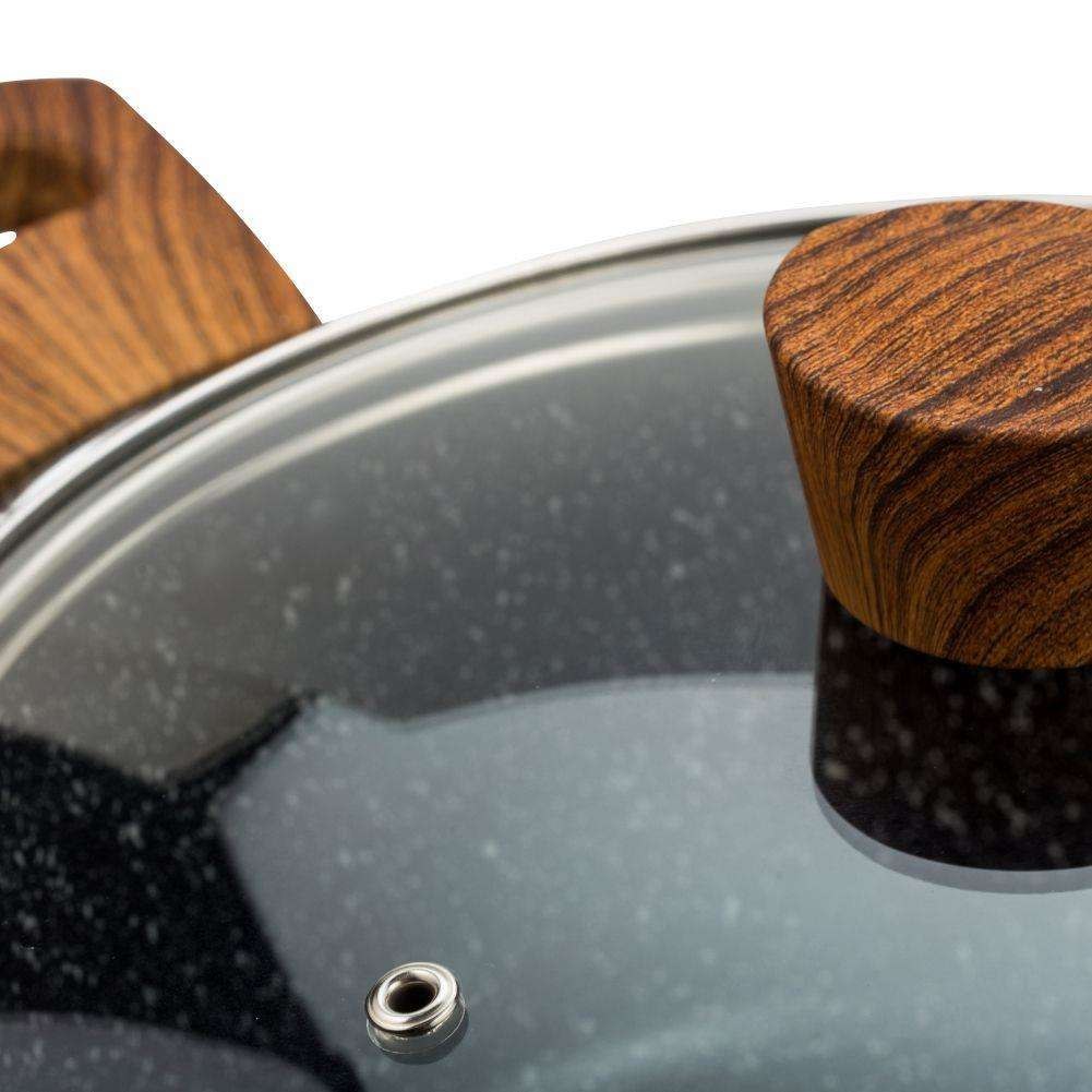 NISKI GARNEK GRANITOWY 28cm 4.2L NAVA NATURE 144-130 NISKI GARNEK GRANITOWY 28cm 4.2L NAVA NATURE 144-130