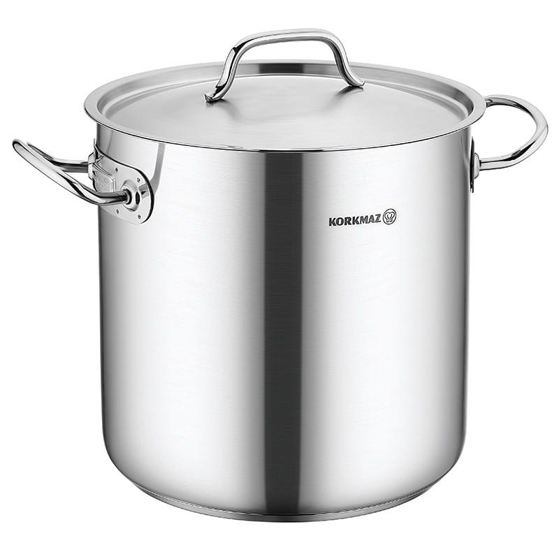 GARNEK GŁĘBOKI STAL.NIERDZ. 18/10 ZE STALOWĄ POKRYWKĄ 16x16cm 3L KORKMAZ PROLINE GASTRO A2728 GARNEK GŁĘBOKI STAL.NIERDZ. 18/10 ZE STALOWĄ POKRYWKĄ 16x16cm 3L KORKMAZ PROLINE GASTRO A2728