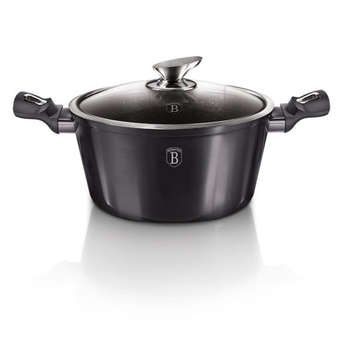 GARNEK GRANITOWY 4.1L 24cm BERLINGER HAUS METALLIC LINE CARBON PRO BH-6893 GARNEK GRANITOWY 4.1L 24cm BERLINGER HAUS METALLIC LINE CARBON PRO BH-6893