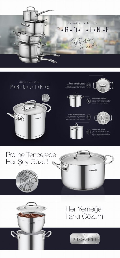 GARNEK STAL.NIERDZ. 18/10 32x15cm 11.60L KORKMAZ PROLINE GASTRO A2741 GARNEK STAL.NIERDZ. 18/10 32x15cm 11.60L KORKMAZ PROLINE GASTRO A2741
